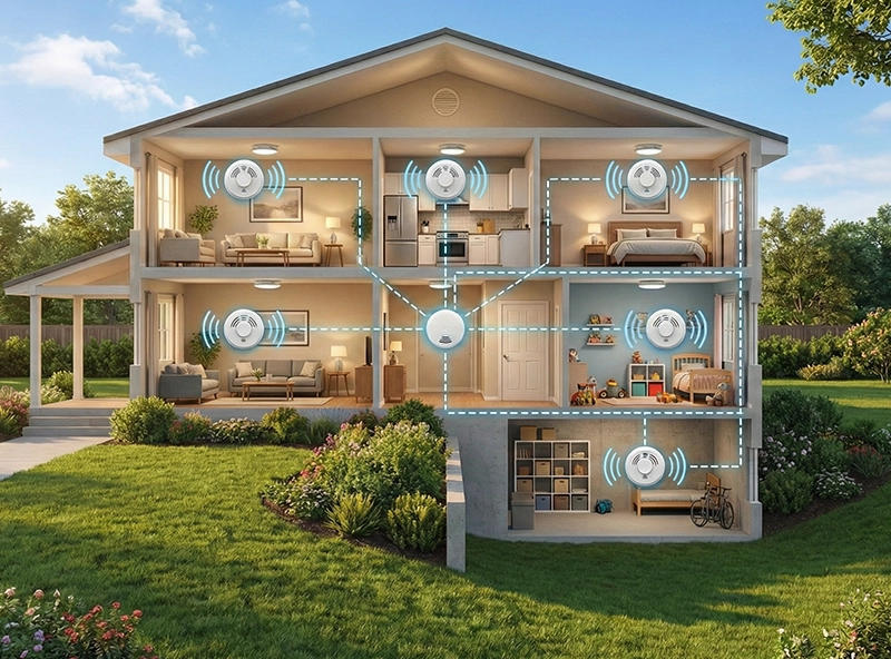 Foxtone-Andys-CCTV-Smoke-Alarms-in-Sunnybank-Smoke-Alarm-Interconnecting Foxtone Andy’s CCTV